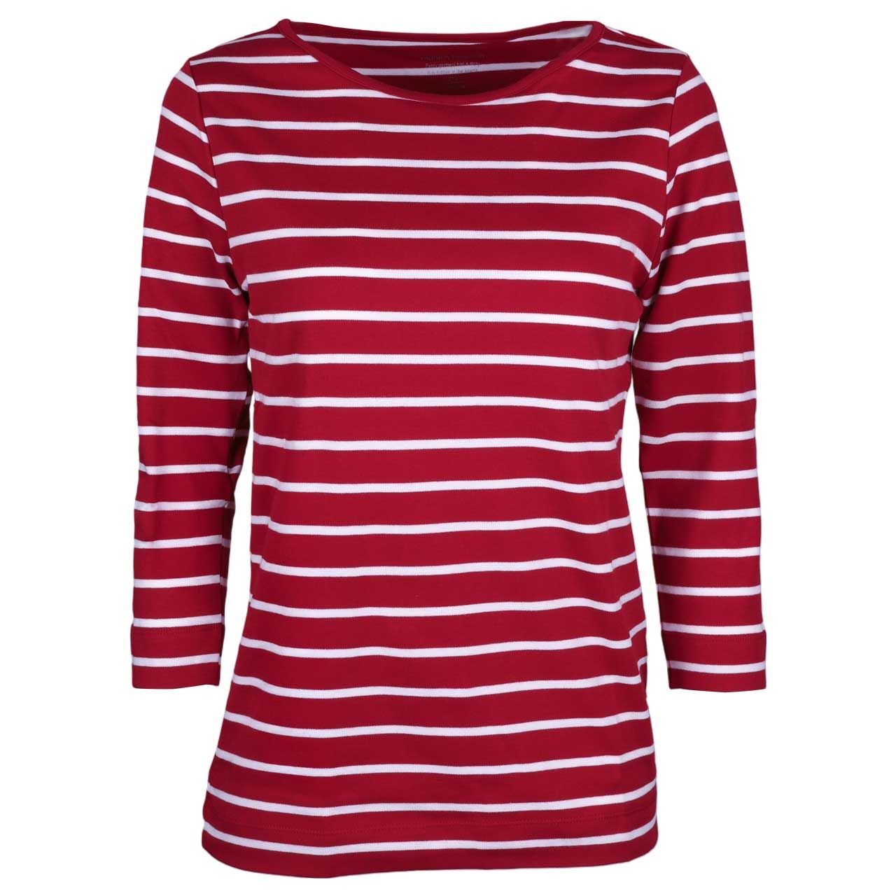 Munich Freedom Damen 3/4 Arm Shirt rubyred/offwhite
