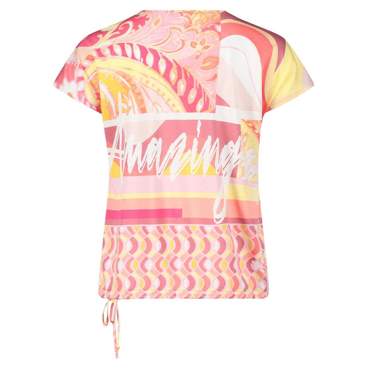 Damen T-Shirt von Betty Barclay in Rosa mit Print, Rückansicht