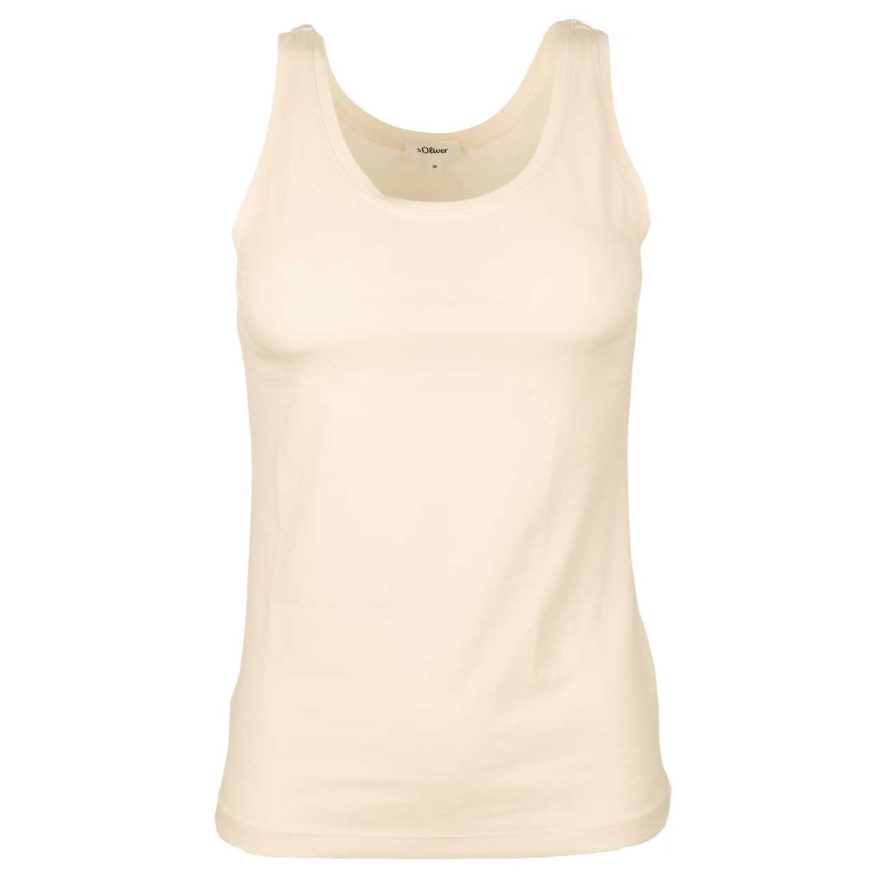 s.Oliver Damen Top almond white