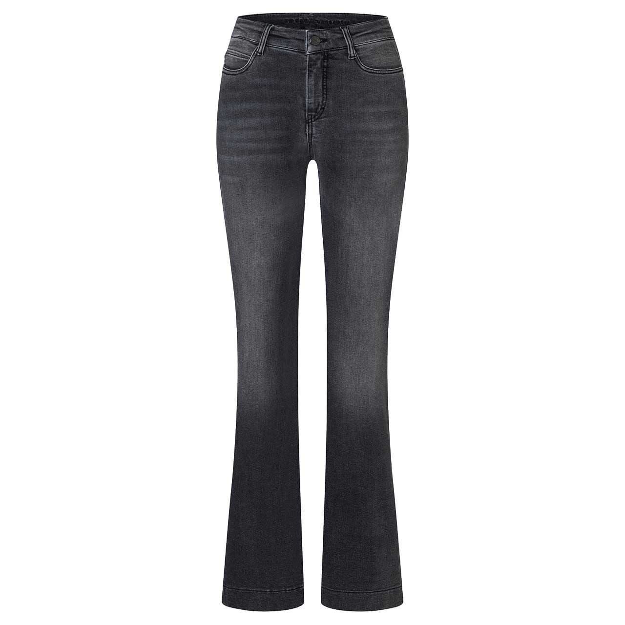 Stretch Damenjeans Dream Boot von MAC in Grau verwaschen, Vorderansicht