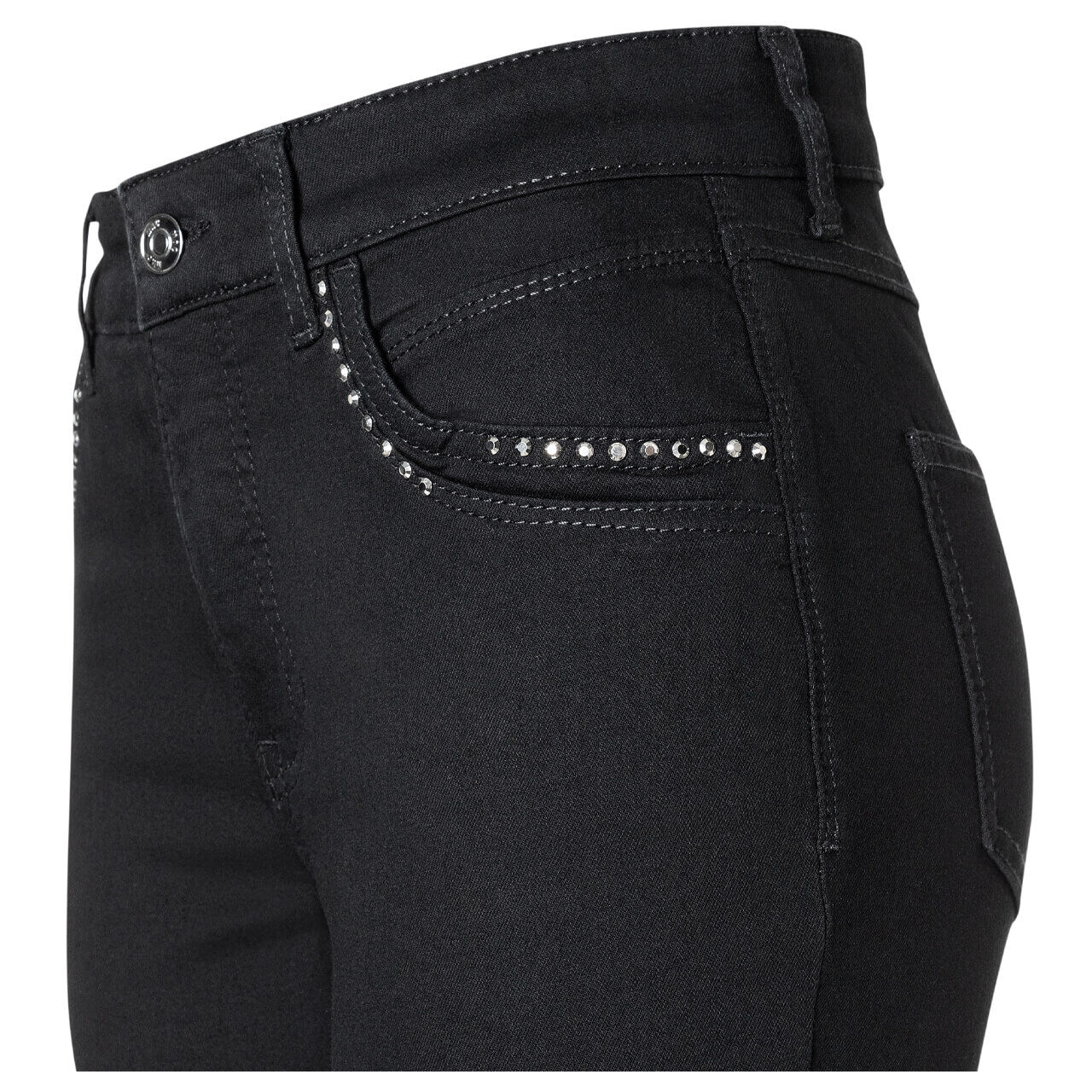 MAC Mel Jeans Strass black glitter
