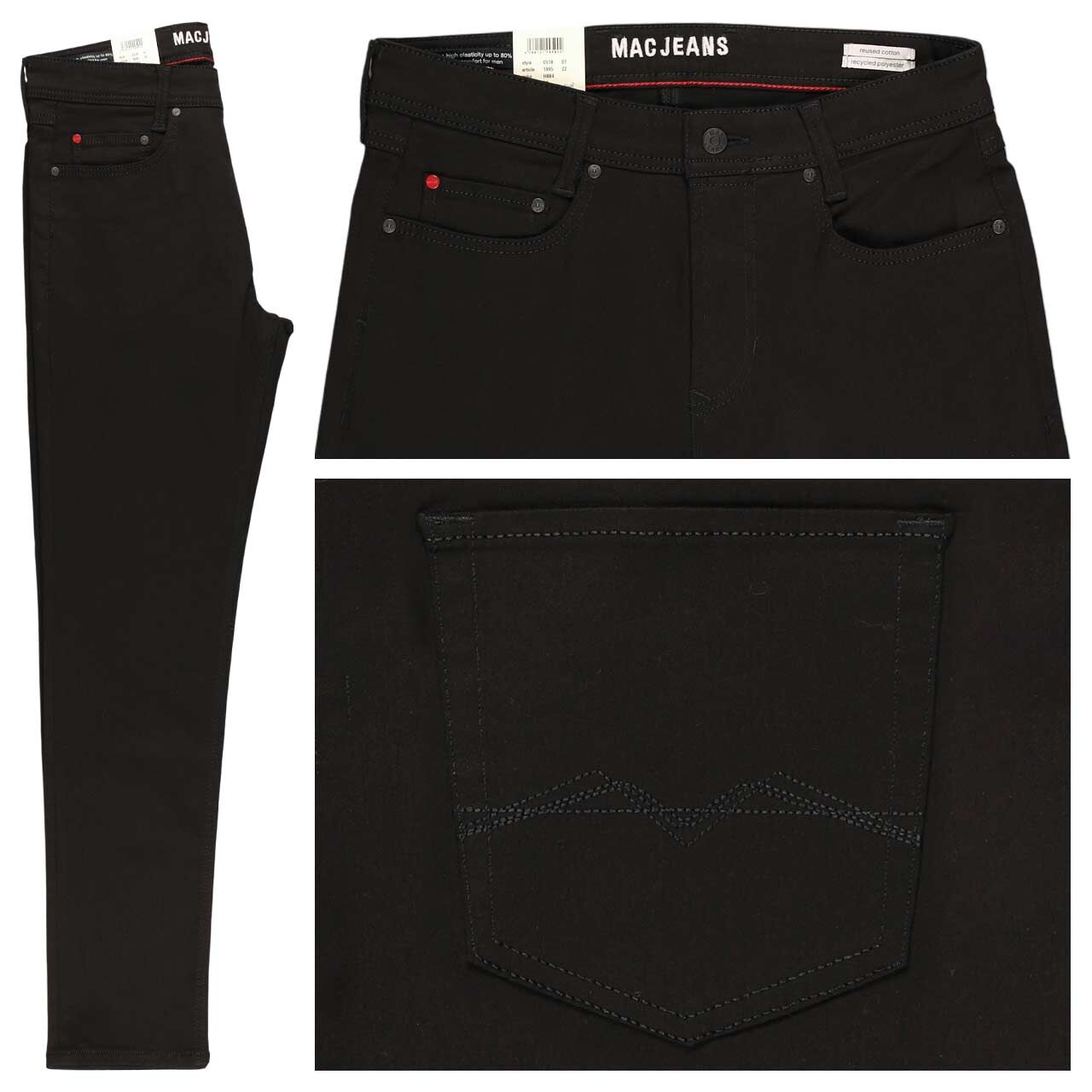 MAC Driver Jeans deep black stonewash