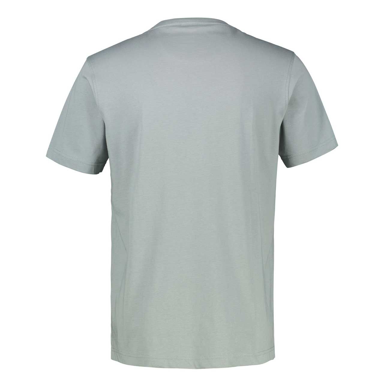Herren T-Shirt von Lerros in Grau-Grün, Rückansicht