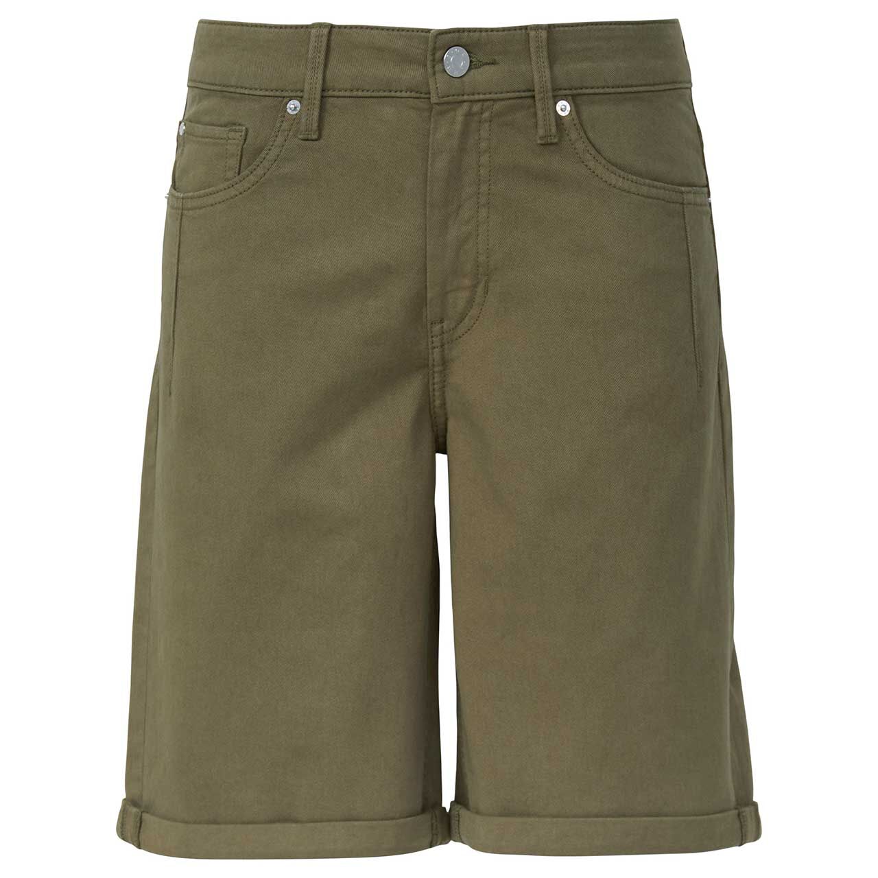 s.Oliver Damen Jeans Shorts olive green