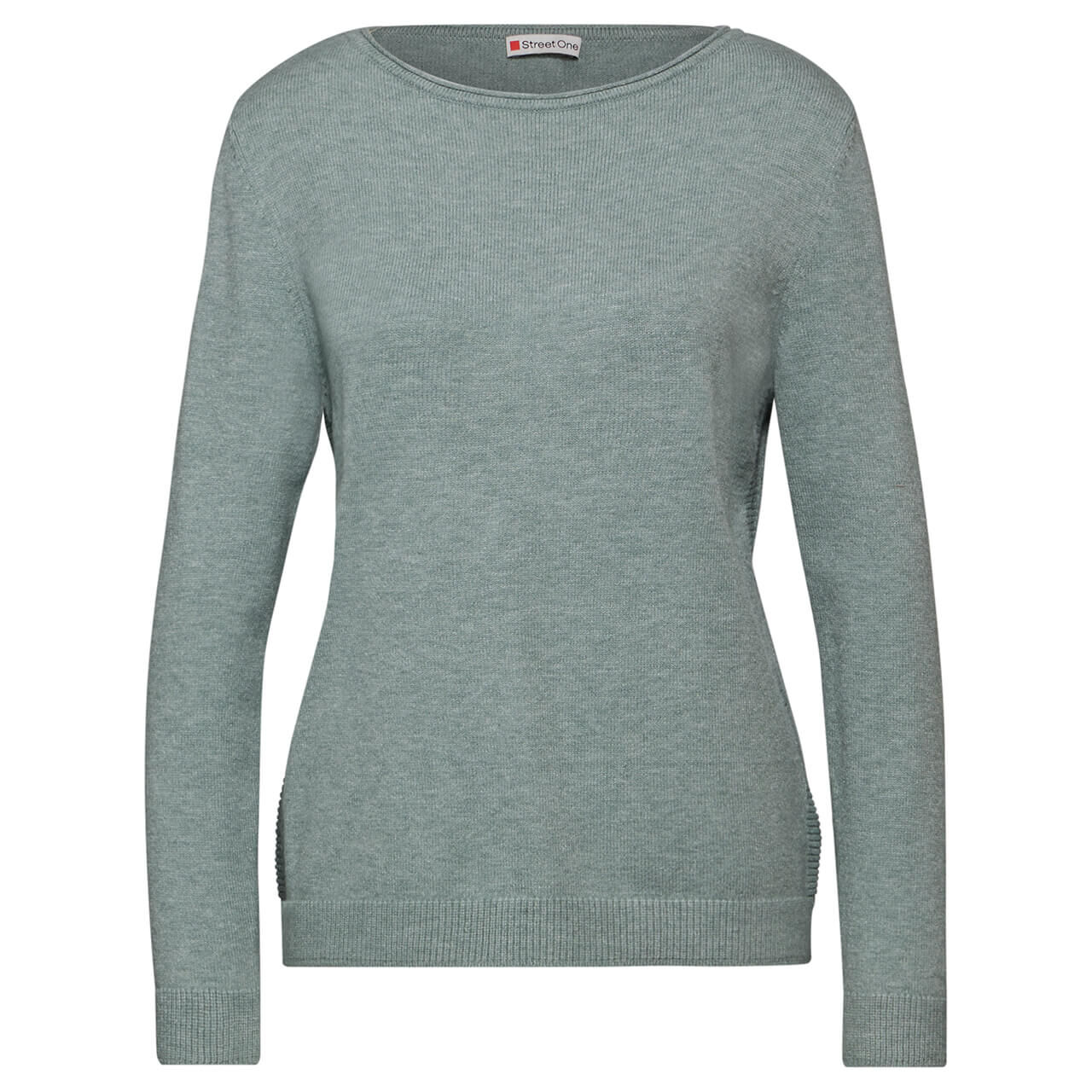 Street One Damen Pullover U-Boat Sweater temper mint melange