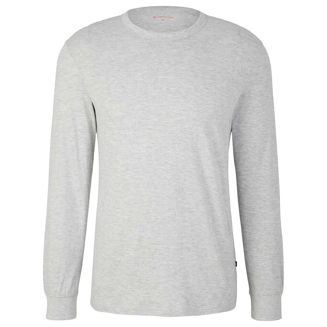 Tom Tailor Herren Langarm Shirt ordinary grey melange