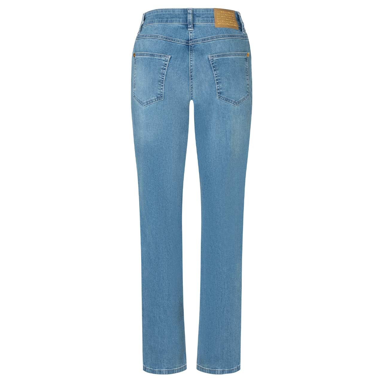 Stretch Damenjeans Melanie von MAC in Hellblau angewaschen, Rückansicht