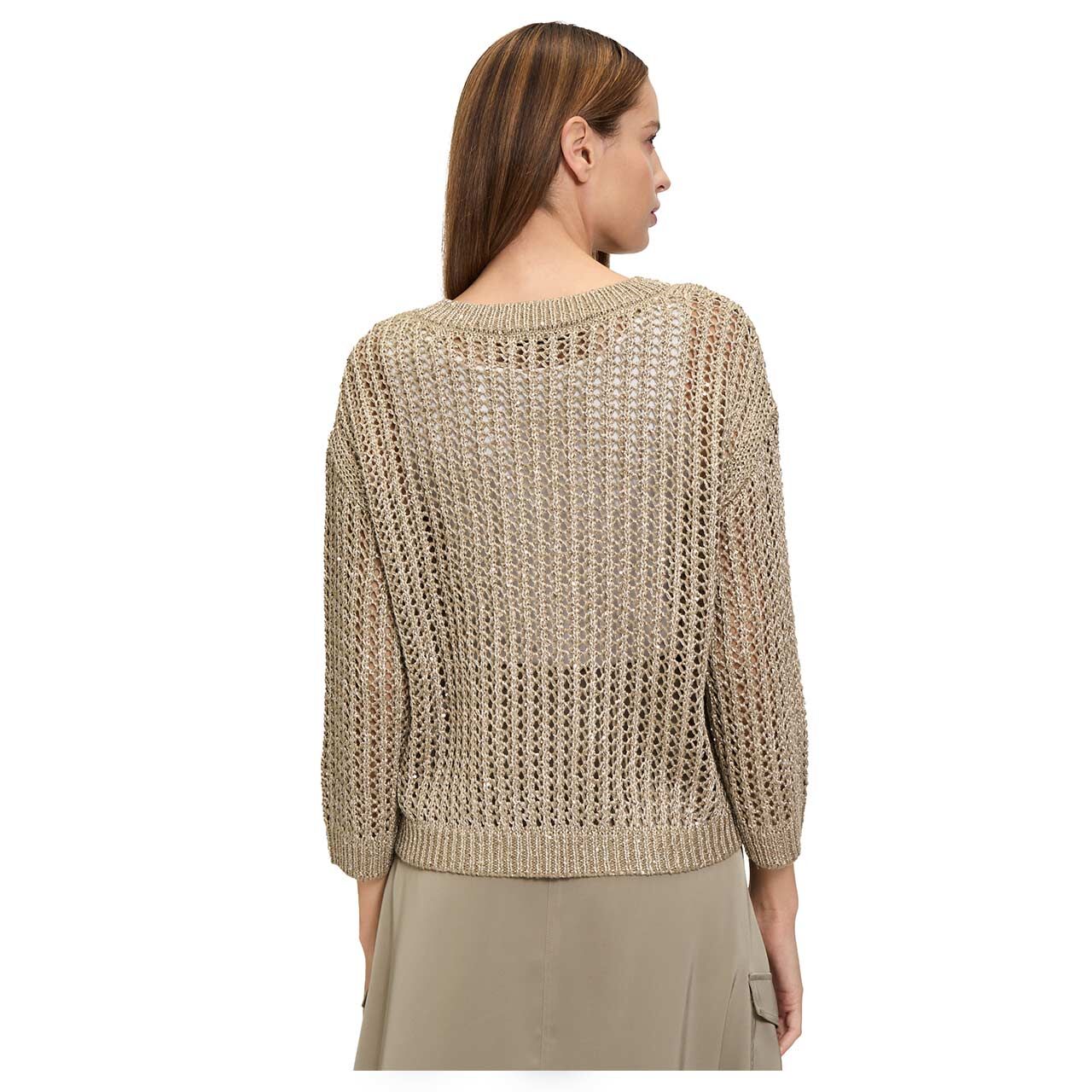 Betty Barclay Damen 3/4 Arm Pullover soft olive