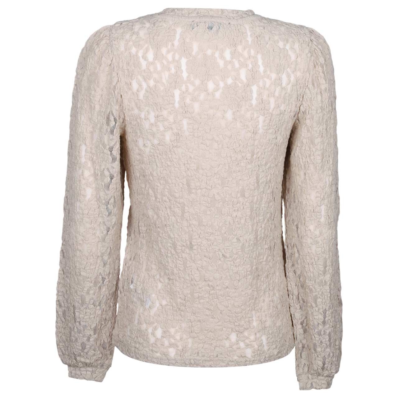 Damen Langarm Shirt Lace von Red Button in Beige, Rückansicht