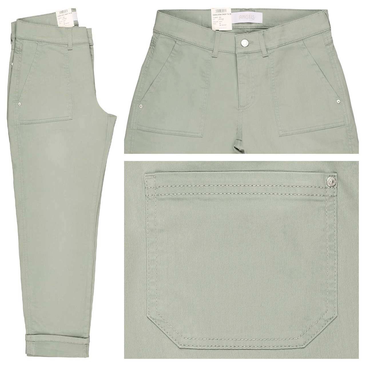 Angels Darleen Crop TU Worker Ankle Jeans jade green used Angels Darleen Crop TU Worker Ankle Jeans jade green used