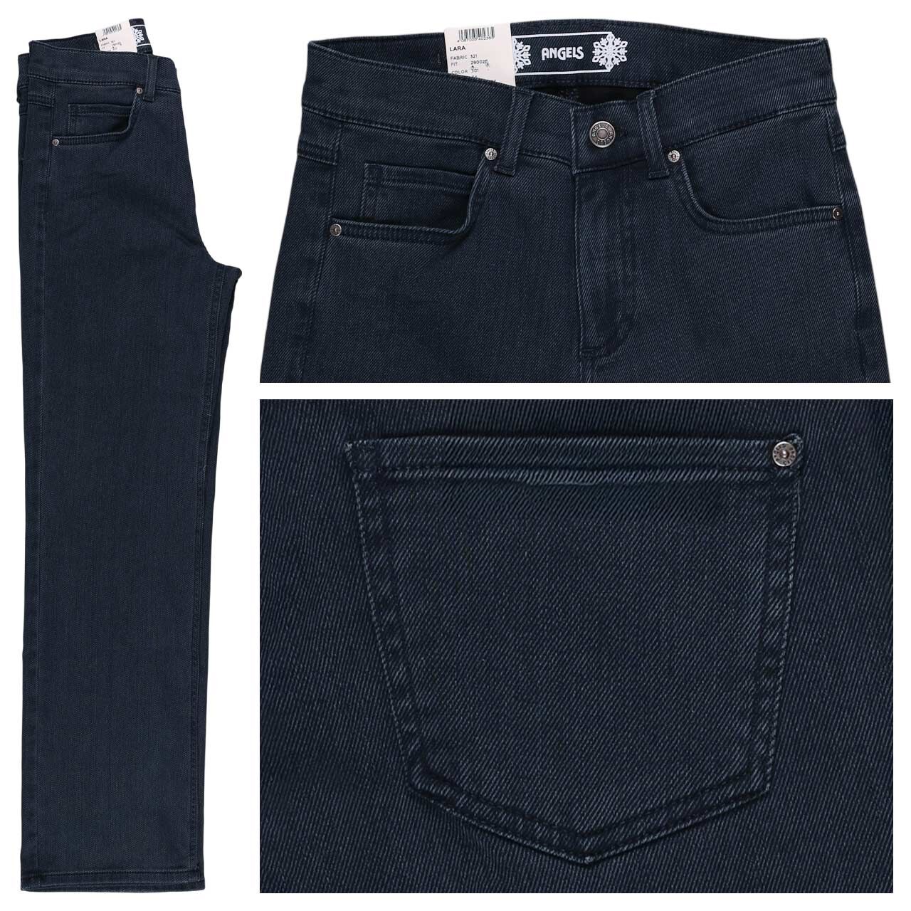 Damenjeans Lara von Angels in Dunkelblau mit der Farbnummer 301, Vorderansicht
