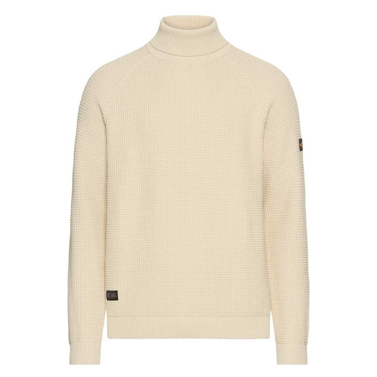 Camel active Herren Rollkragen Pullover oatmeal knit structure