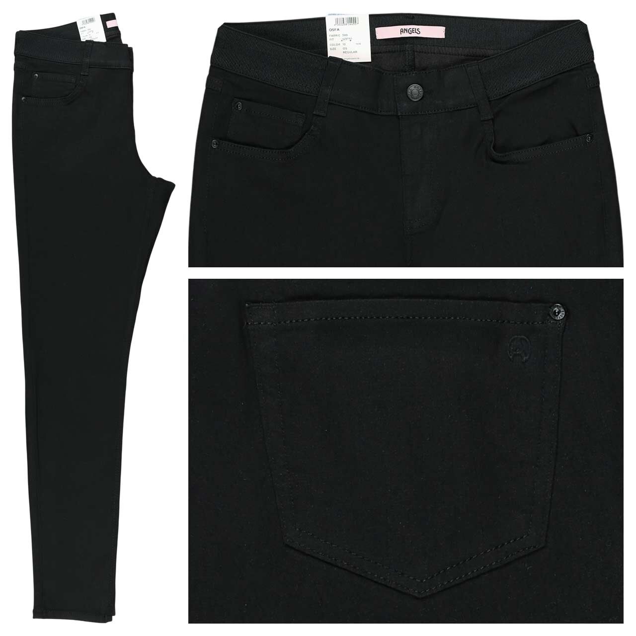Angels One Size Jeans black