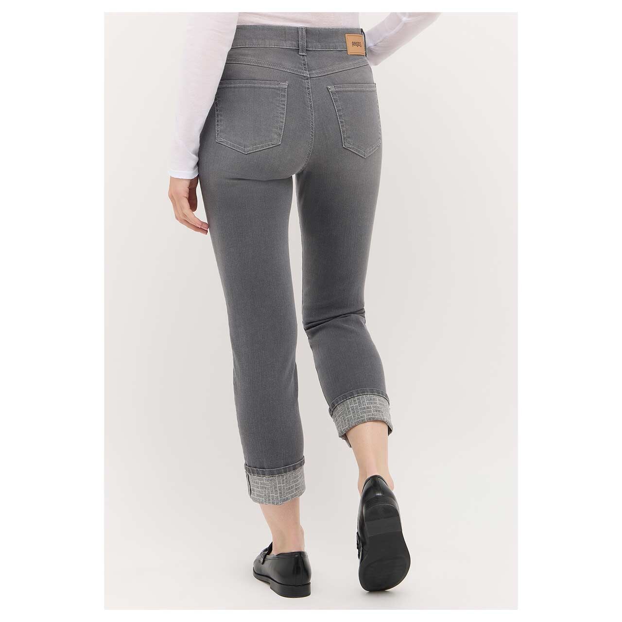 Angels Cira Edgy 7/8 Jeans grey used buffi