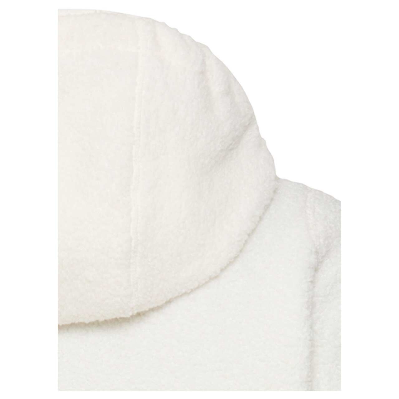 Damen Teddyjacke von Camel active in Weiß, detaillierte Rückansicht