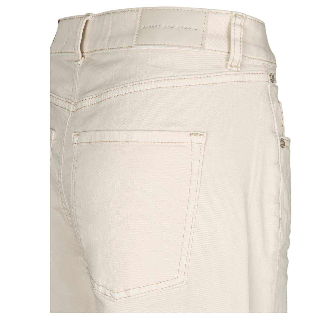 Street One Studio Barrel Ankle Jeans ecru