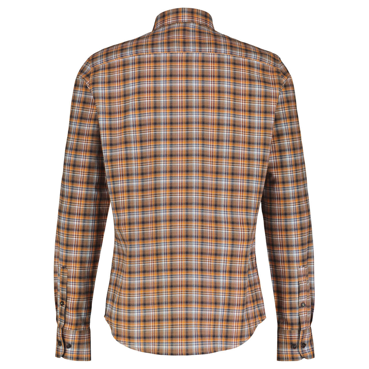 Lerros Herren Langarm Hemd bold camel check