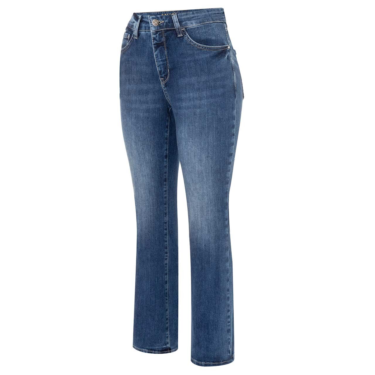 Damen 7/8 Jeans Dream Kick von MAC in Blau angewaschen, Rückansicht