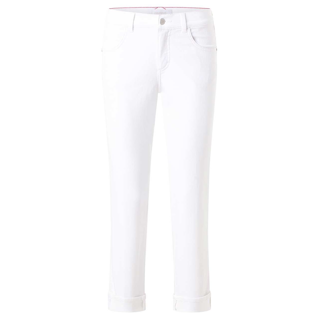 Stretch Damen Ankle Jeans Darleen Crop TU von Angels in Weiß, Vorderansicht