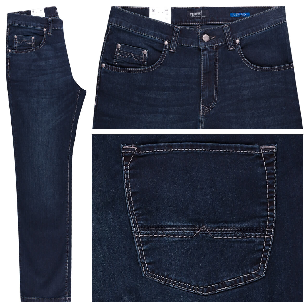 Pioneer Rando Jeans Megaflex blue black used