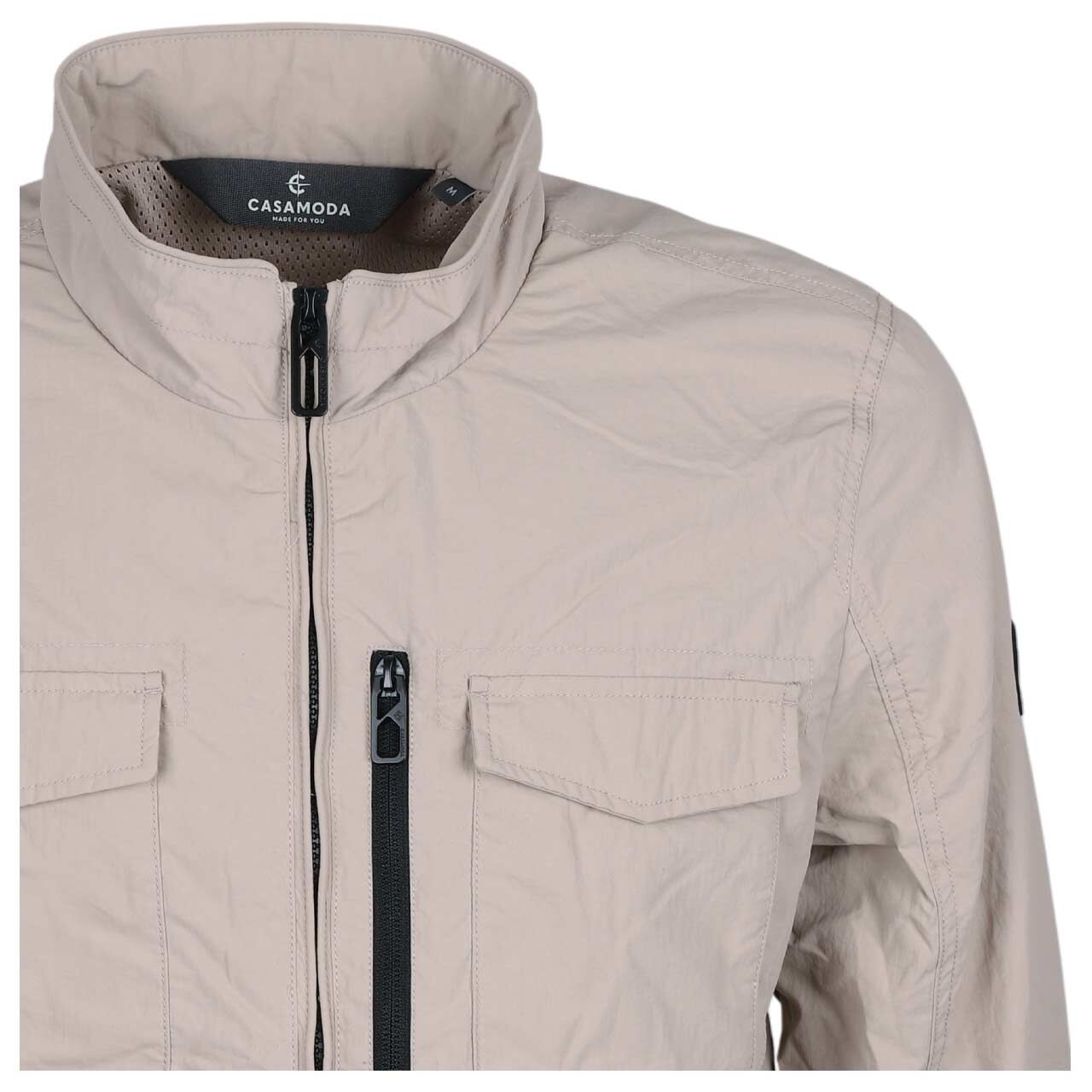Herren Jacke von Casa Moda in Beige, detaillierte Vorderansicht