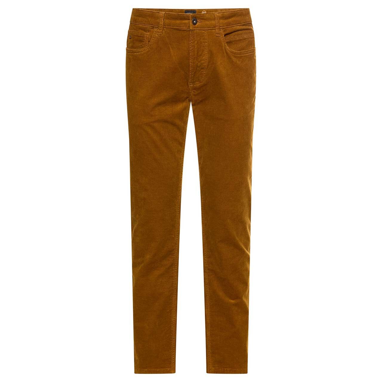 Herren Baumwollhose Houston von Camel active in Cognacbraun, Vorderansicht
