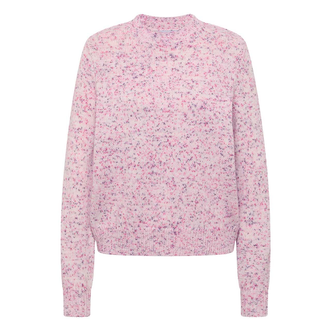 Damen Pullover Space Dye von Cecil in Rosa mit Print mit der Farbnummer 16965, Vorderansicht