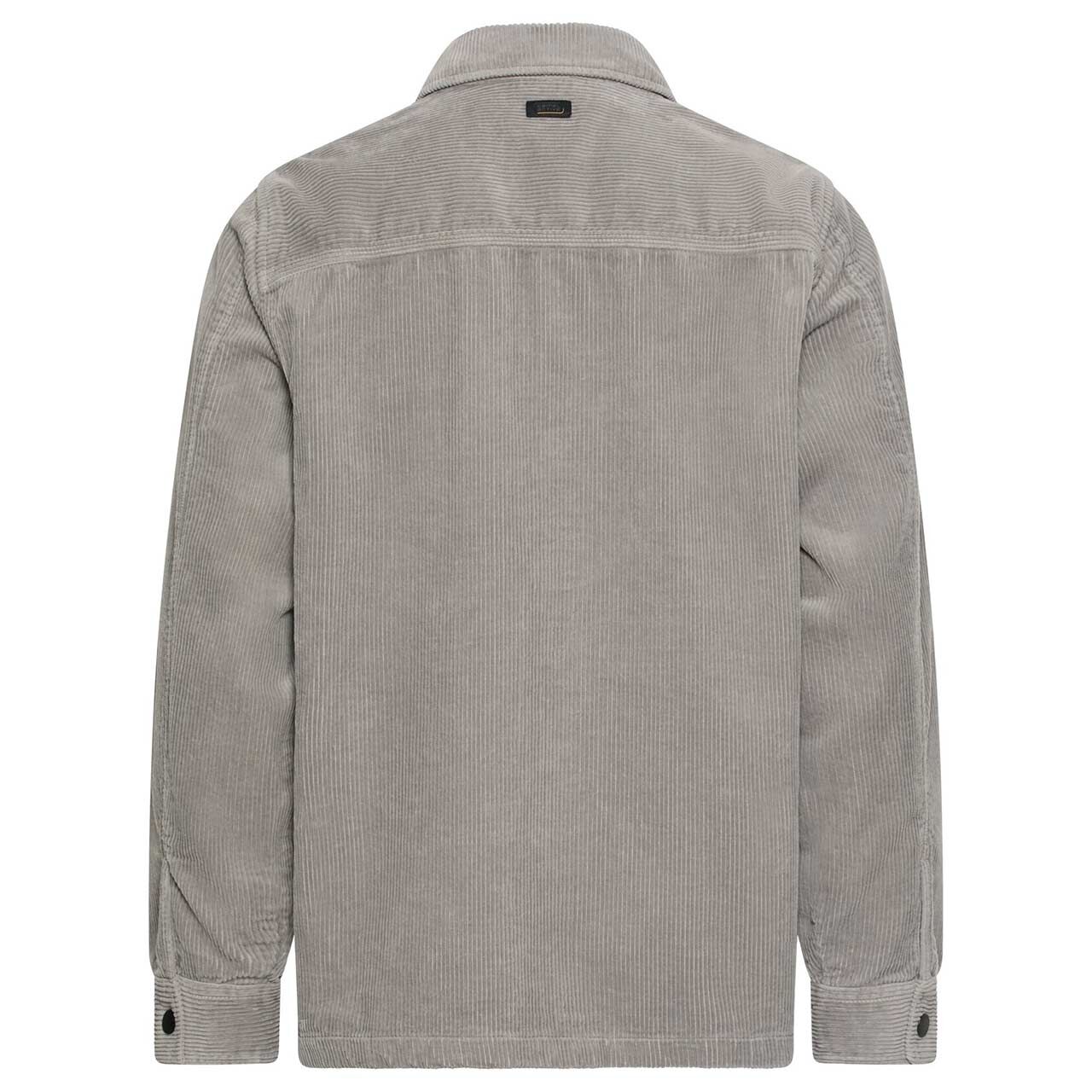 Herren Cord Hemdjacke von Camel active in Hellgrau, Rückansicht