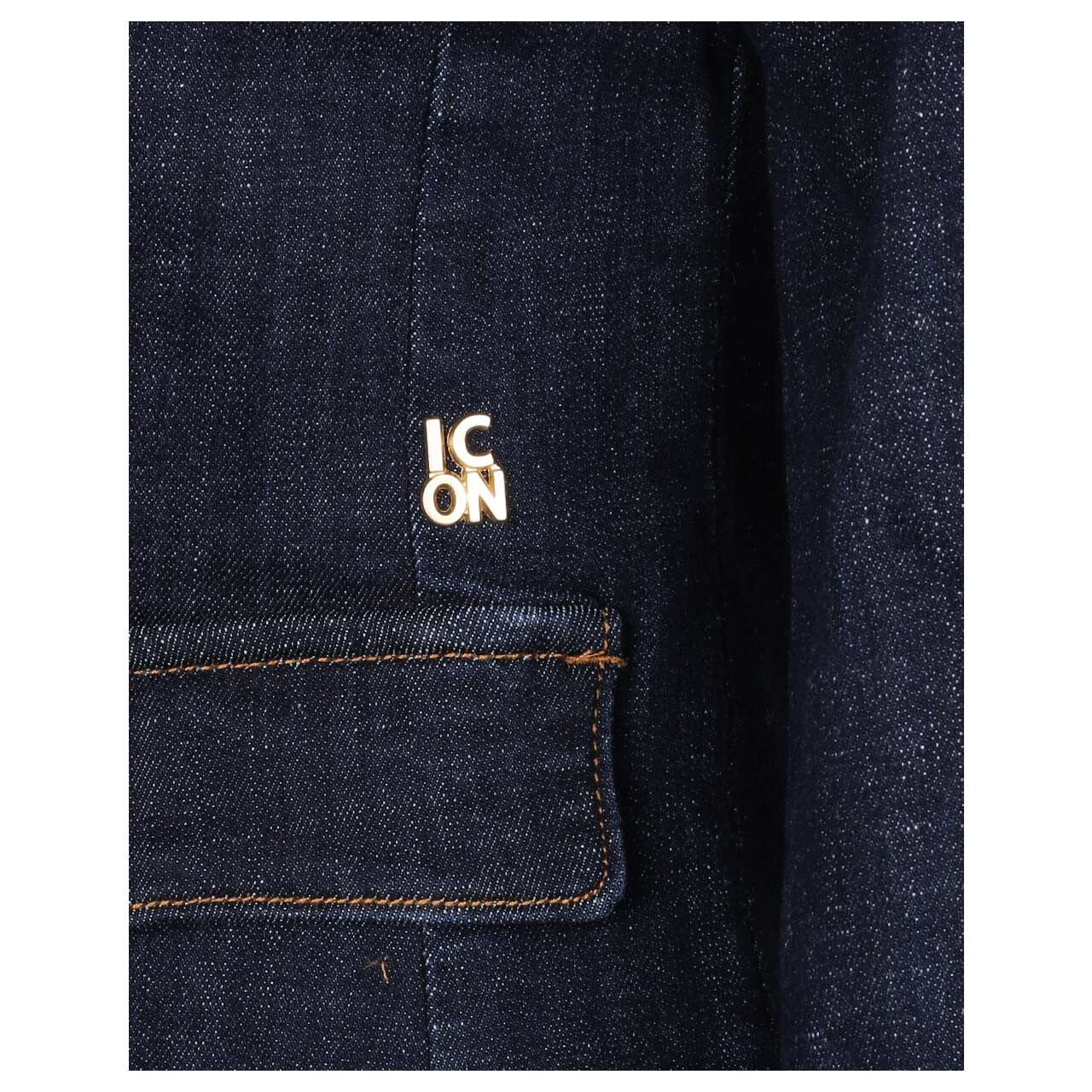 Damen Blazer von Senoritas Icon in Dunkelblau, Detailansicht Emblem
