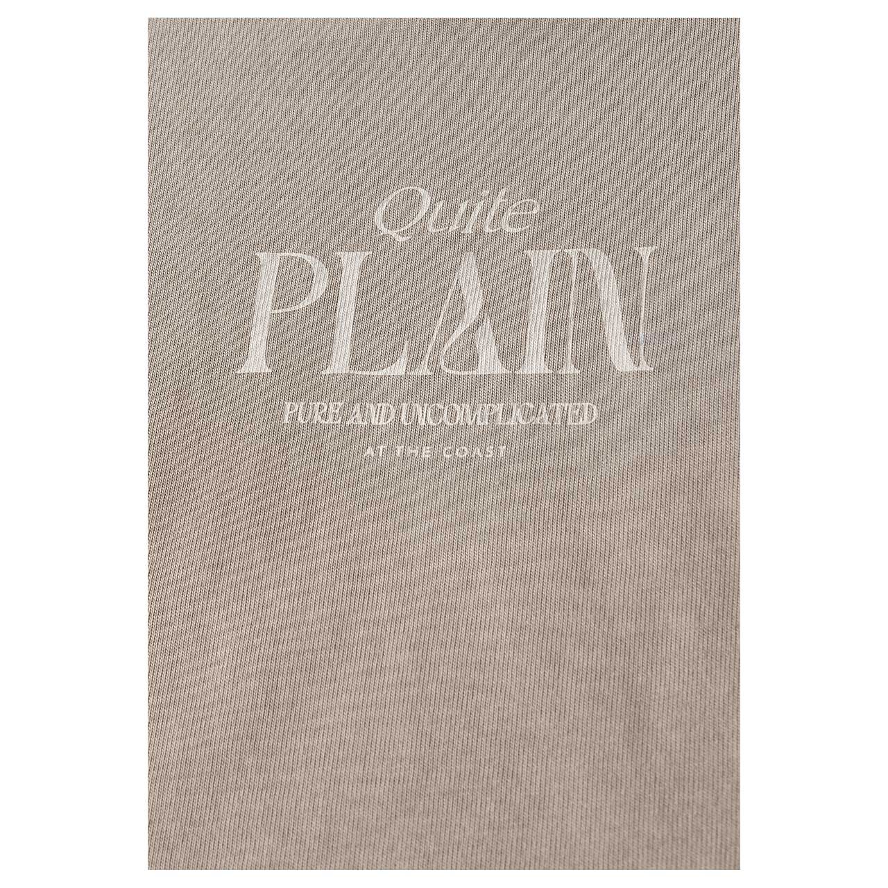 Damen T-Shirt Basic Partprint von Street One in Sandbraun, detallierte Ansicht