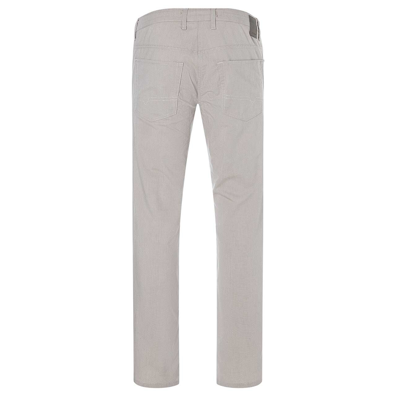 Stretch Herren Baumwollhose Arne von MAC in Beige, Rückansicht