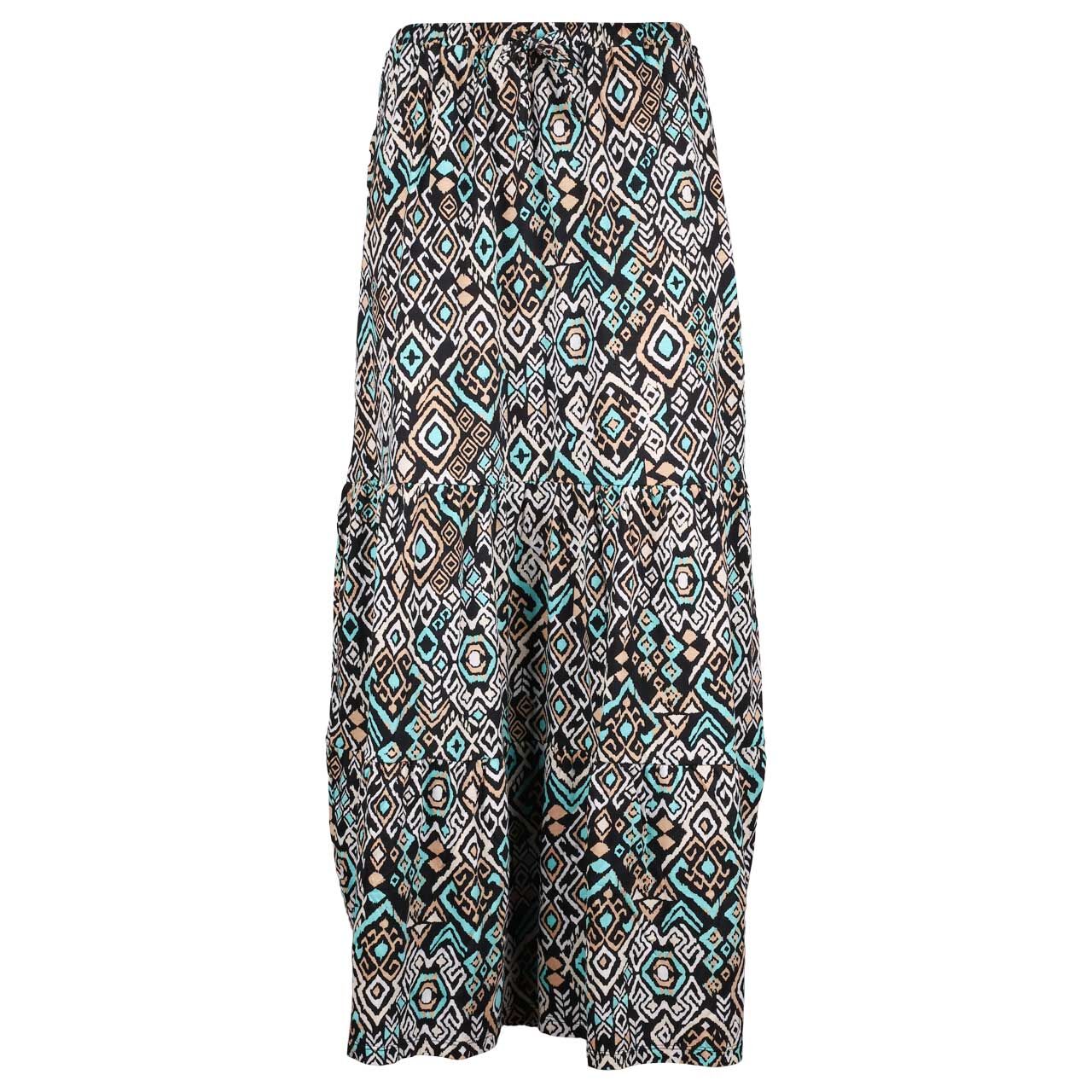 s.Oliver Damen Rock black allover print