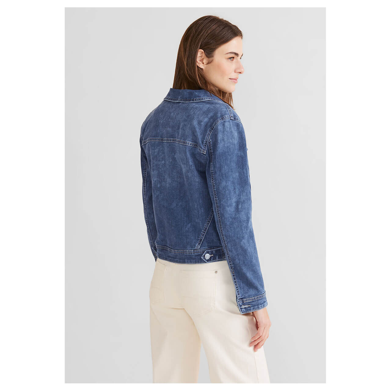 Street One Damen Jeansjacke indigo random wash