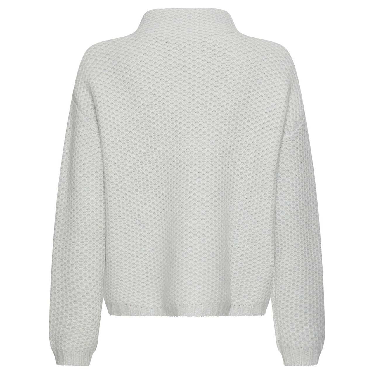 Damen Pullover von Camel active in Mintgrün meliert, Rückansicht