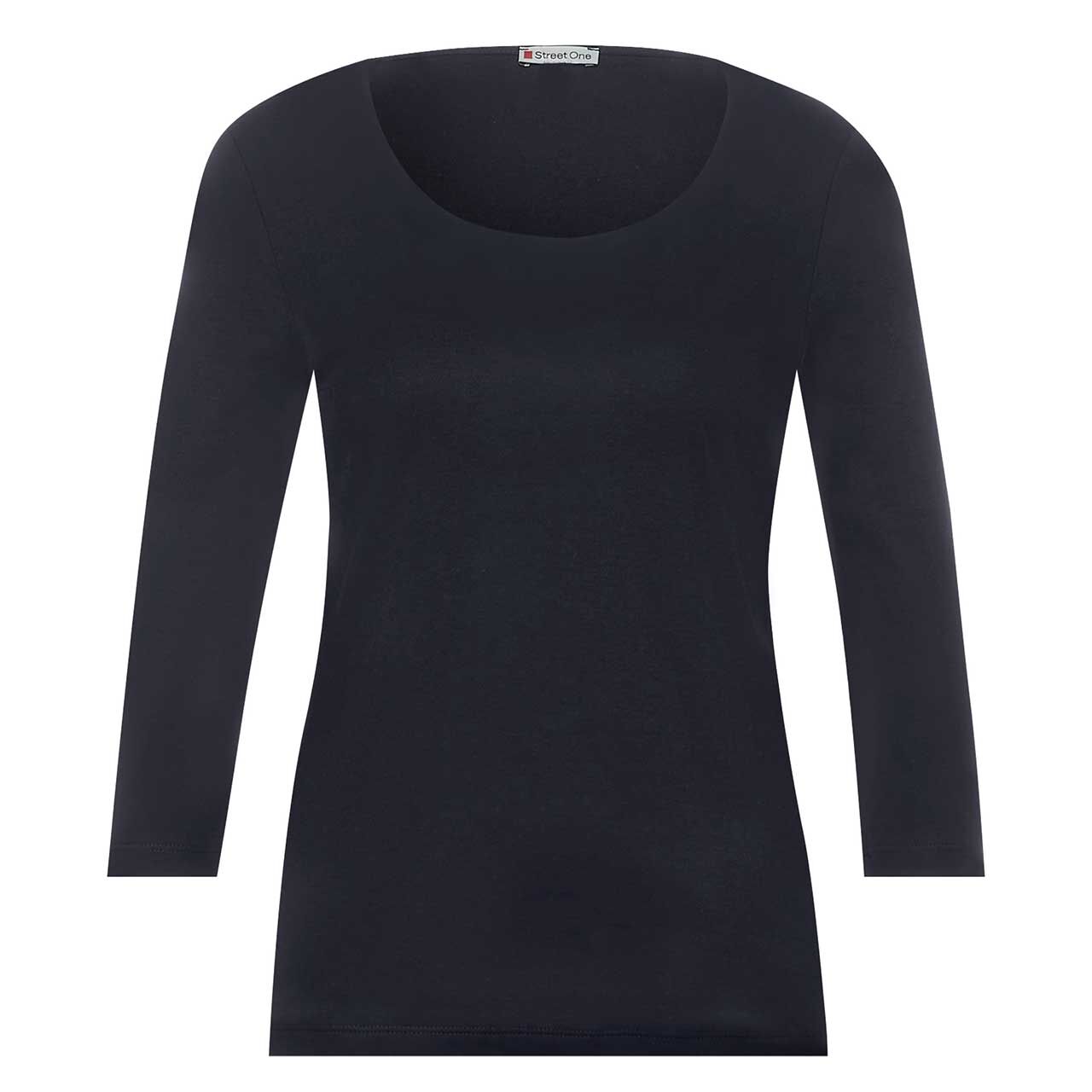 Street One Damen 3/4 Arm Shirt Pania night blue
