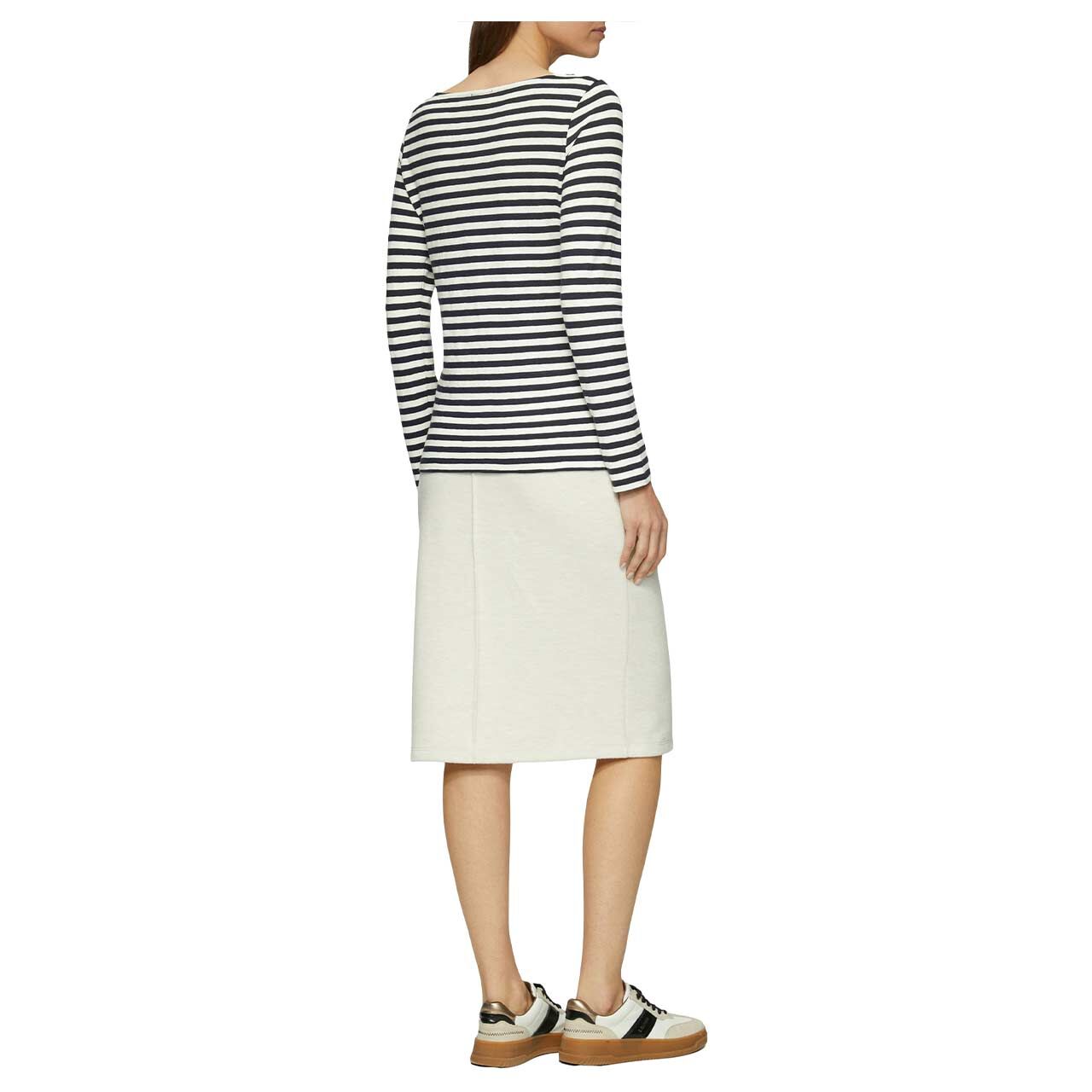 s.Oliver Damen Langarm Shirt navy white striped