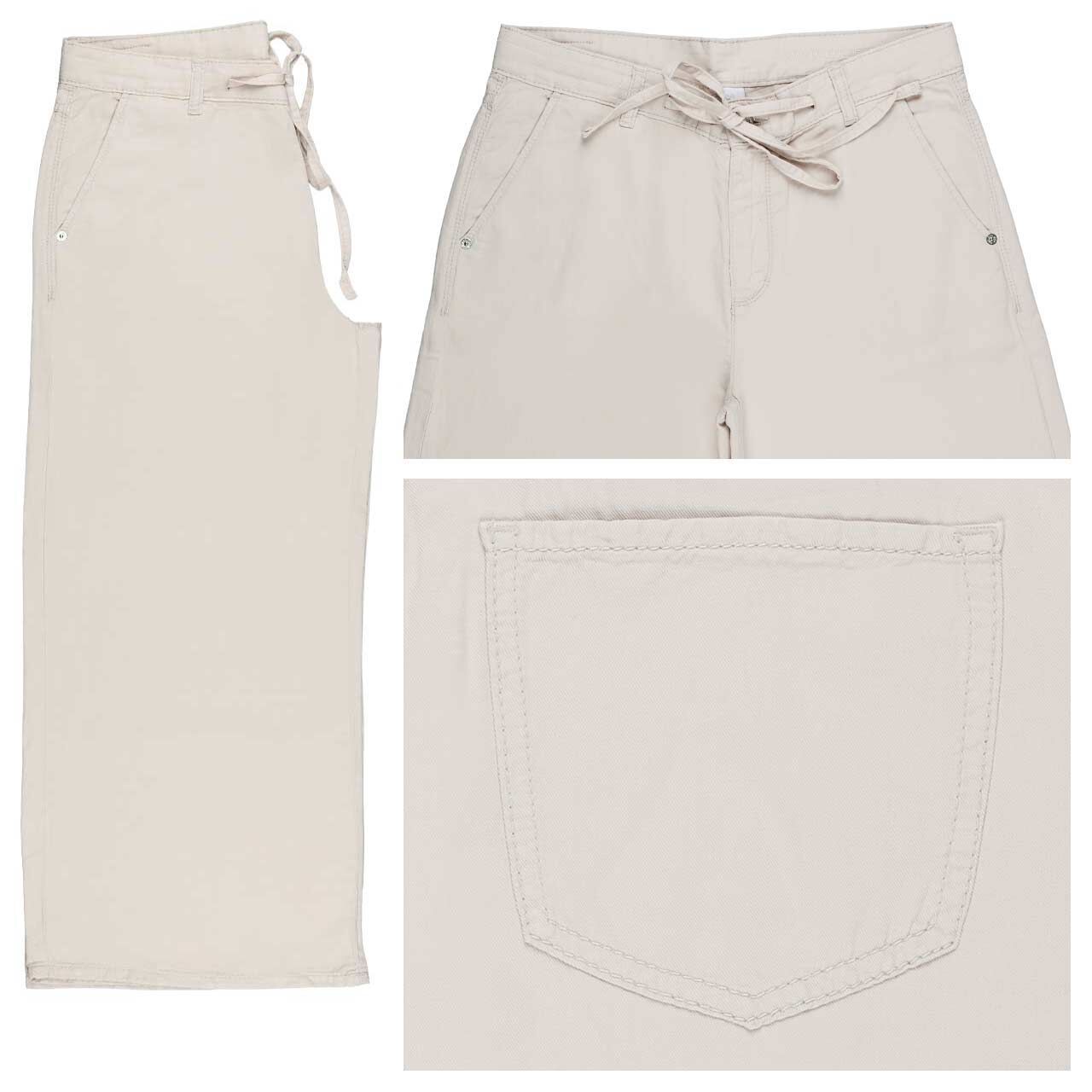 MAC Culotte 7/8 Chino Baumwollhose pumice stone cropped
