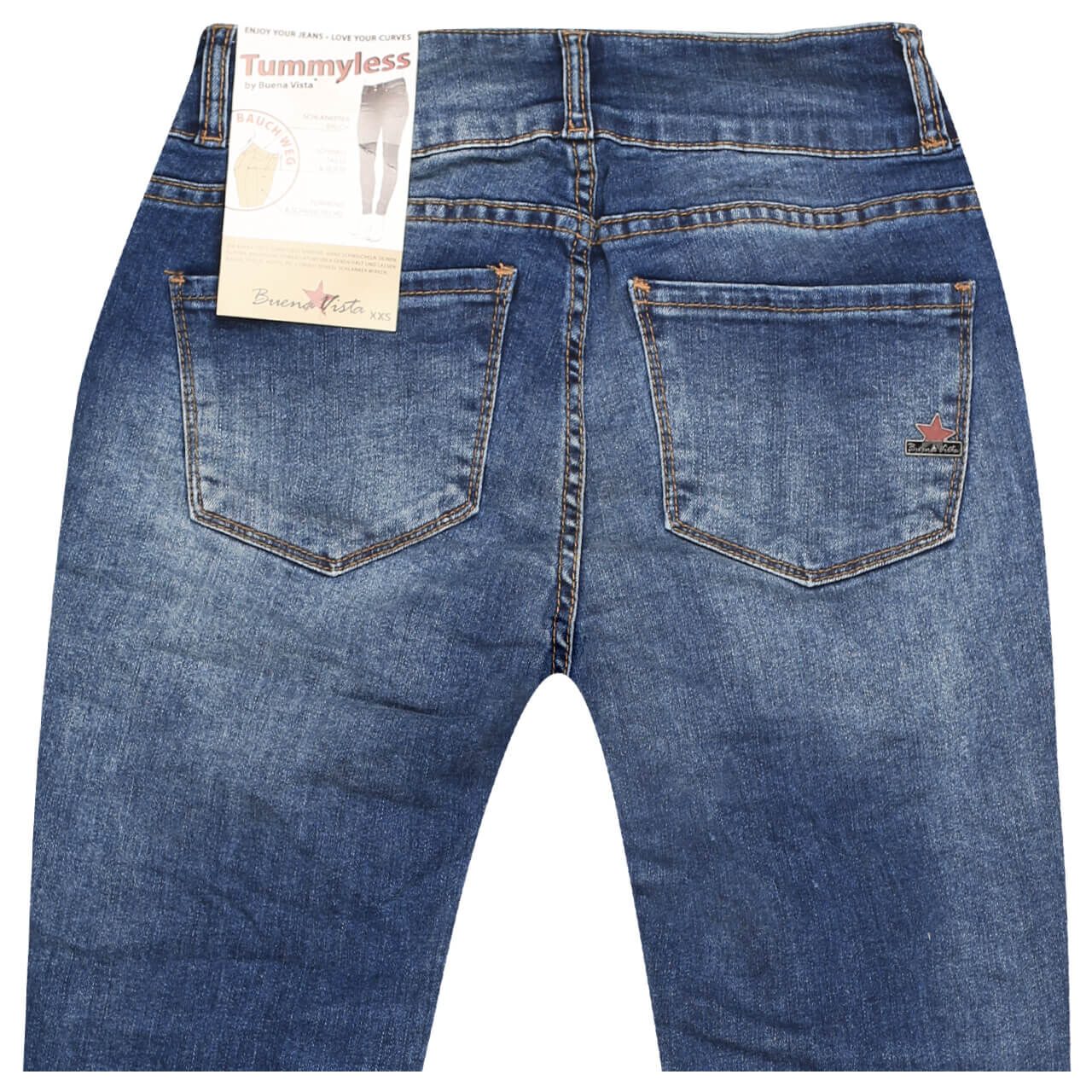 Buena Vista Jeans Tummyless-Z Stretch Denim pacific denim