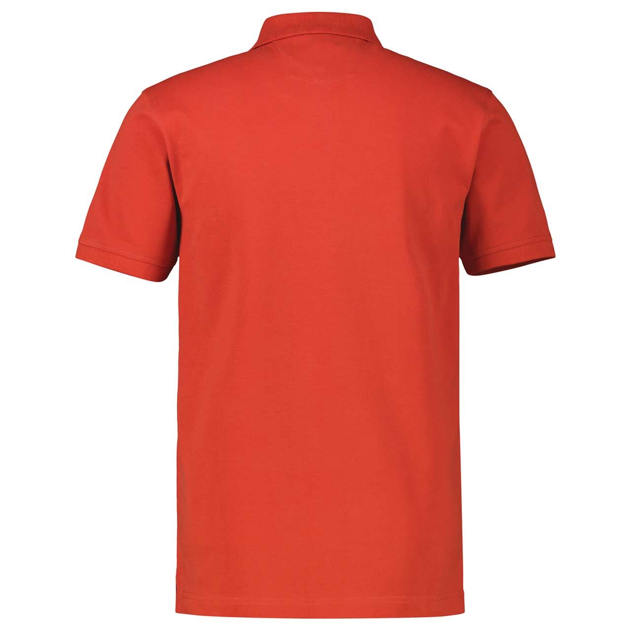 Herren Piqué Poloshirt von Lerros in Rot mit der Farbnummer 344, Rückansicht