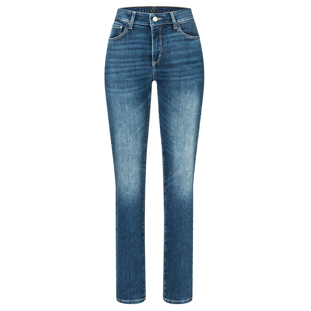 Damenjeans Dream von MAC in Dunkelblau verwaschen, Vorderansicht