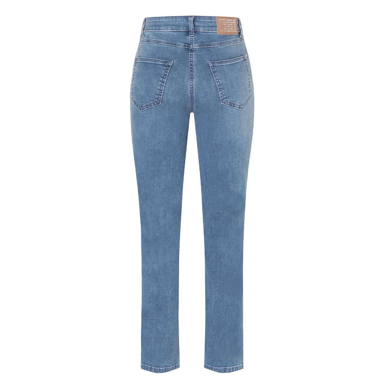 Stretch Damenjeans Melanie von MAC in Hellblau angewaschen, Rückansicht