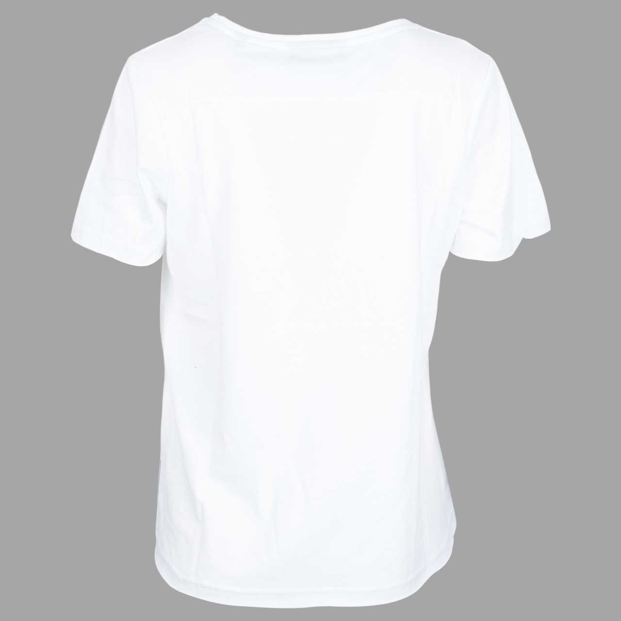 Damen T-Shirt Talyn von Elbsand in Weiß, Rückansicht