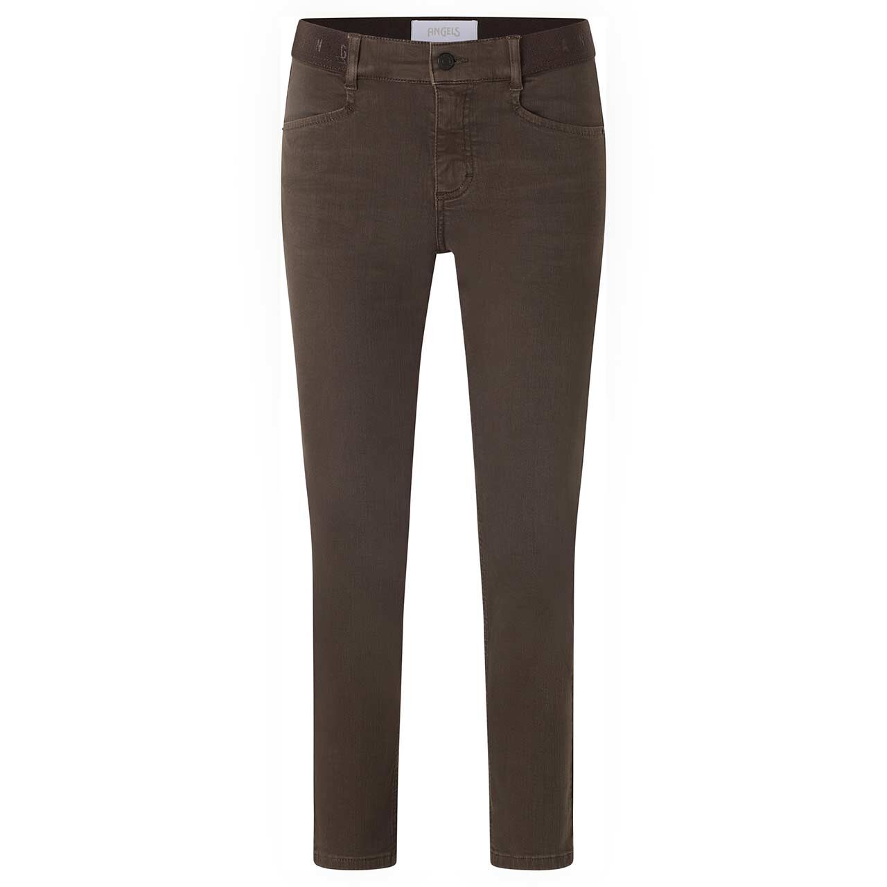 Damen 7/8 Jeans Ornella Sporty von Angels in Dunkelbraun, Vorderansicht