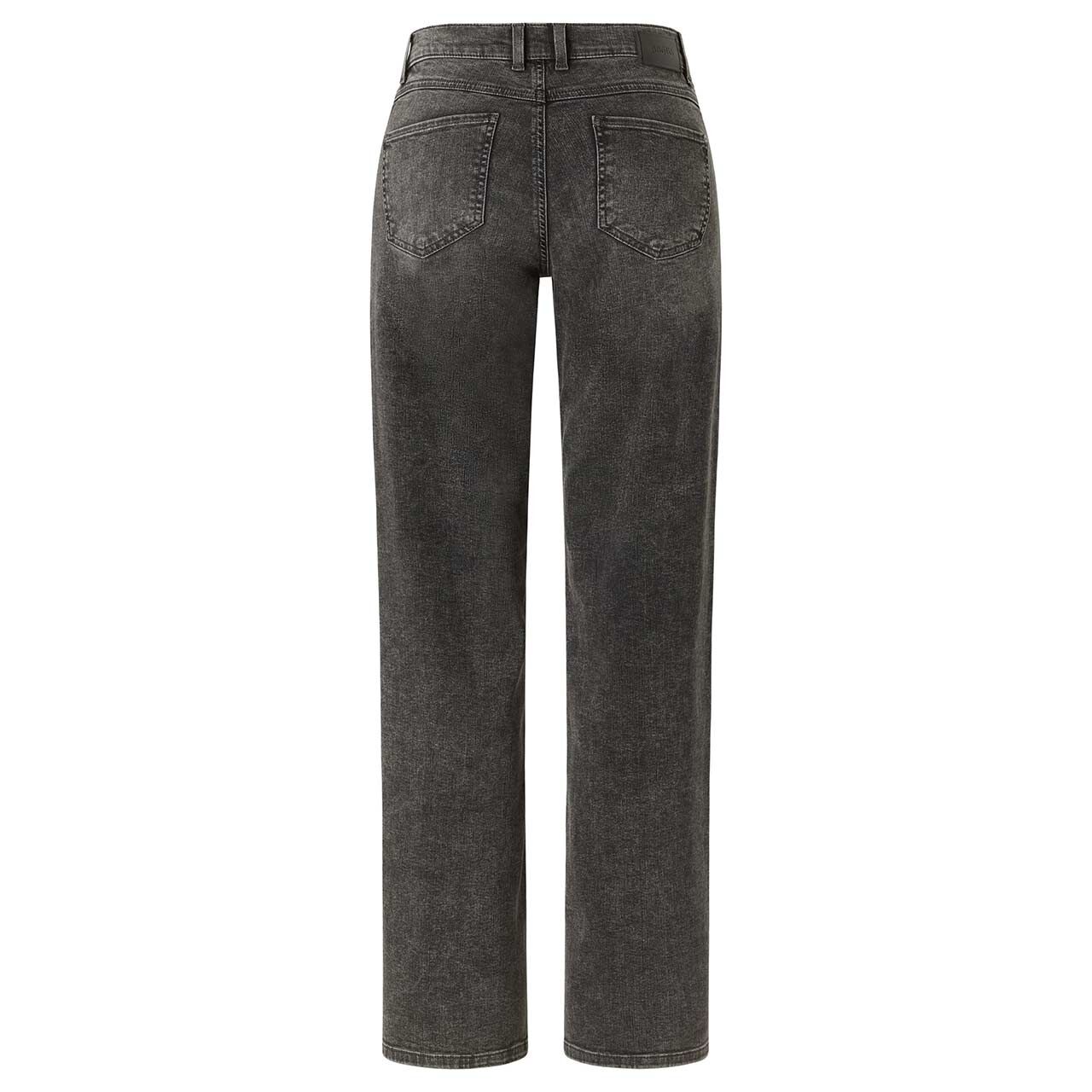 Stretch Damenjeans Liz Smart Buckle von Angels in Grau angewaschen, Rückansicht