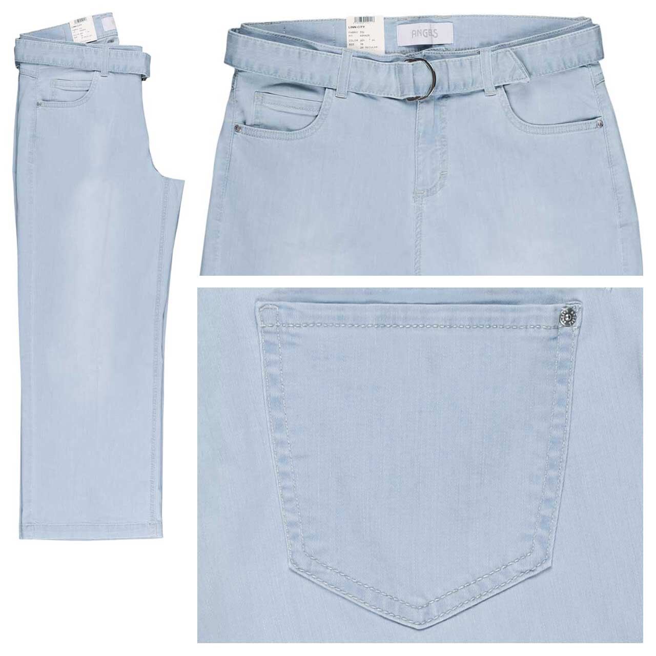 Angels Linn City 3/4 Jeans bleached blue used