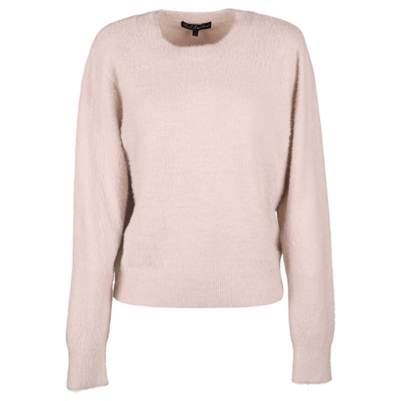 Red Button Damen Pullover Fuzzy Sweater cream