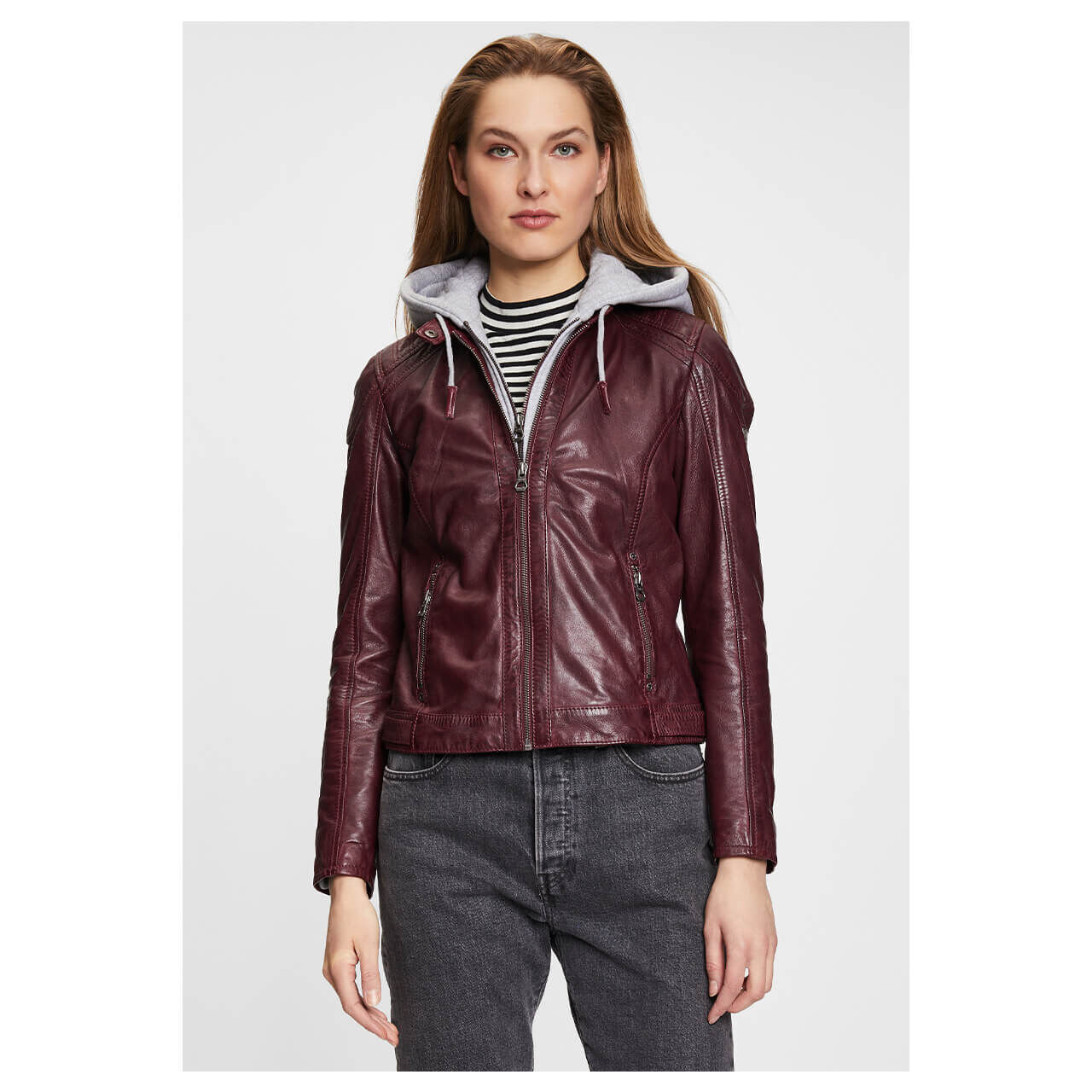 Gipsy Alcie Damen Lederjacke berry Gipsy Alcie Damen Lederjacke berry