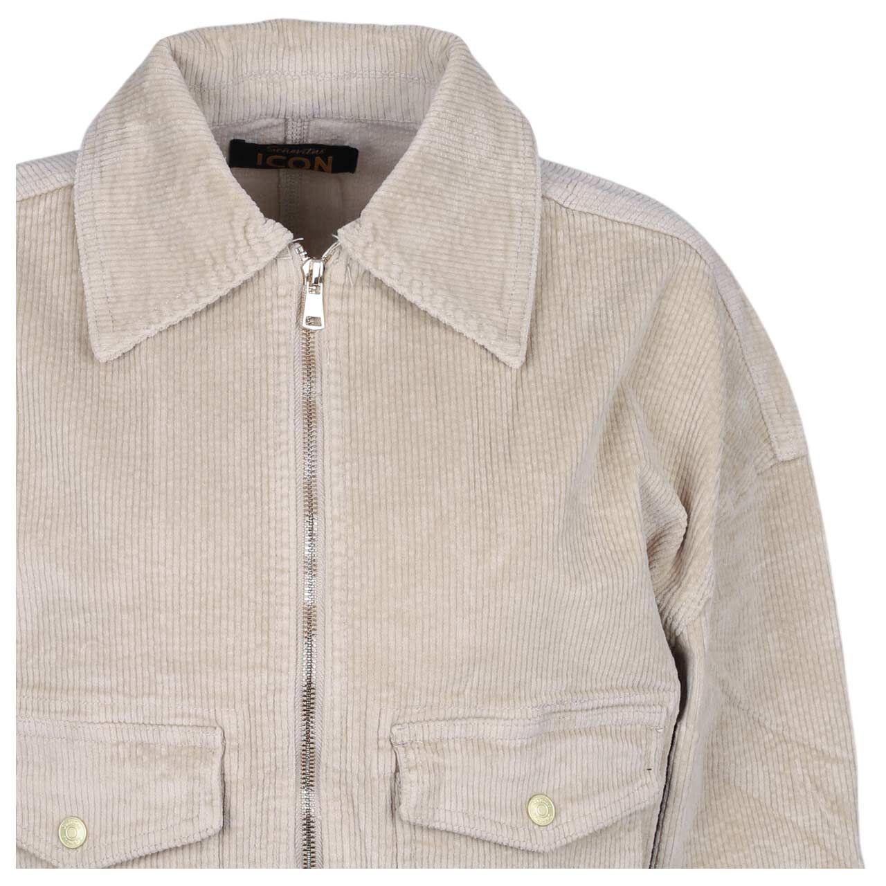 Damen Cord Jacken´ von Senoritas ICON in Hellbeige, Detailansicht vorne