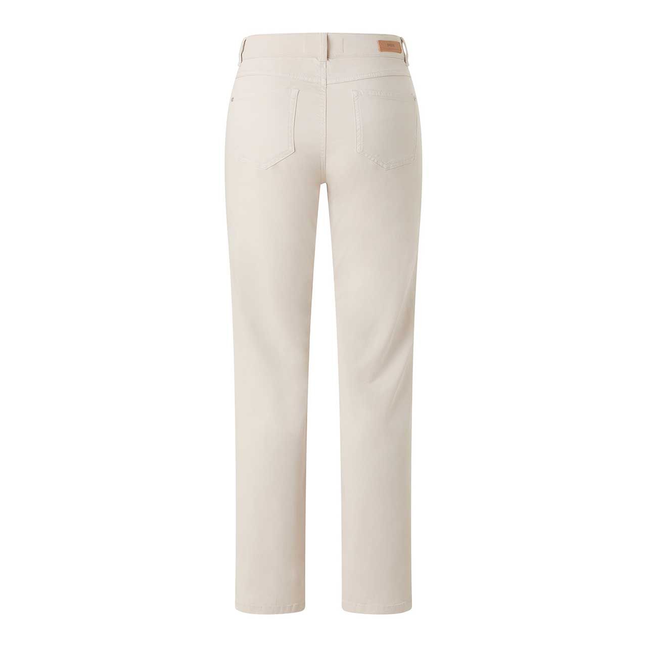 Stretch Damen Baumwollhose Cici von Angels in Hellbeige, Rückansicht