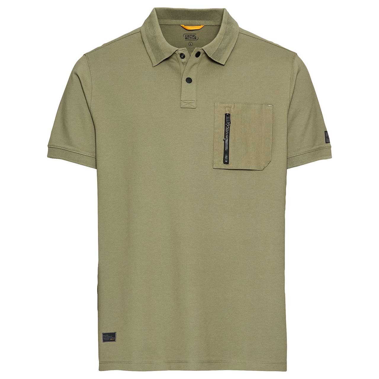 Camel active Herren Poloshirt dusty khaki